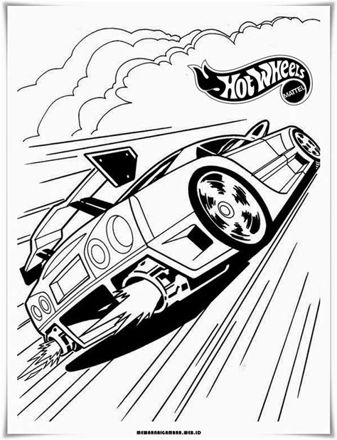 Mewarnai Gambar Mobil Hot Wheels Mewarnai Gambar | Coloriage hot wheels ...