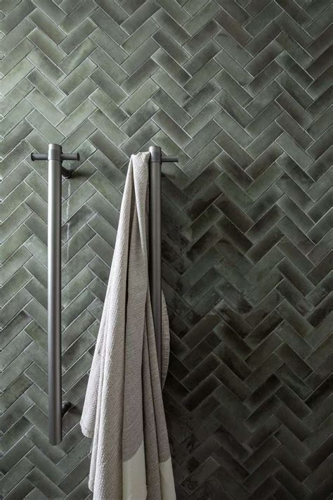 Herringbone Bathroom Tiles - Just In Place Renovation Project