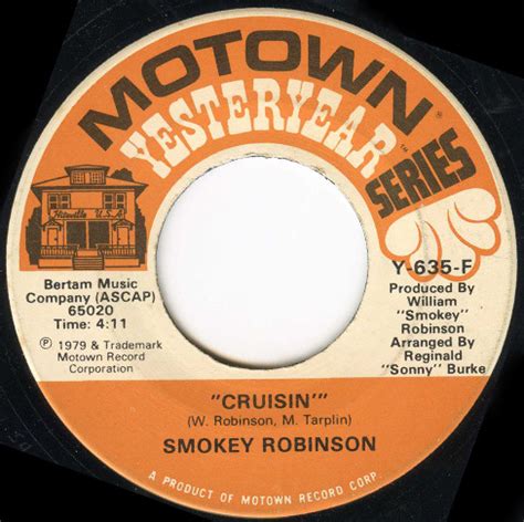 Smokey Robinson - Cruisin' / Let Me Be The Clock | Discogs