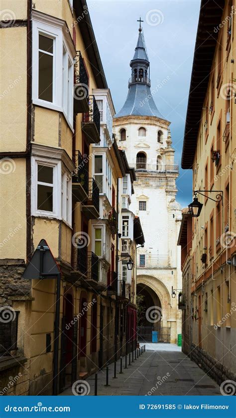 Cathedral of Santa Maria De Vitoria. Vitoria-Gasteiz, Spain Stock Image - Image of cathedral ...