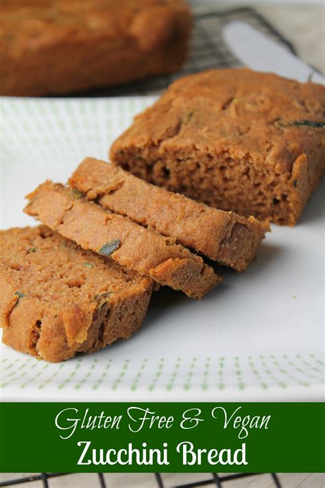 Healthier Zucchini Bread – Gluten Free & Vegan