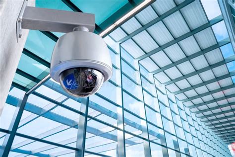 Security Camera, CCTV On Business Office Building Stock Photo - Image: 50522342