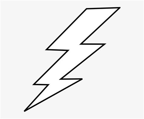 28 Collection Of Thunder Drawing Easy - Lightning Bolt Black And White ...