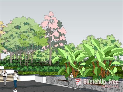 Landscape 3 - Sketchup Models For Free Download