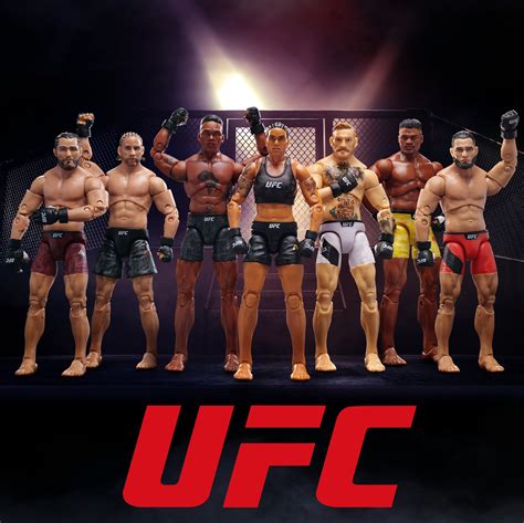 UFC Fight Scale Series 1 action figures revealed : r/MMA