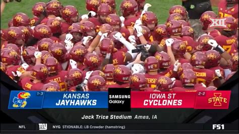 Kansas vs Iowa State Football Highlights - YouTube