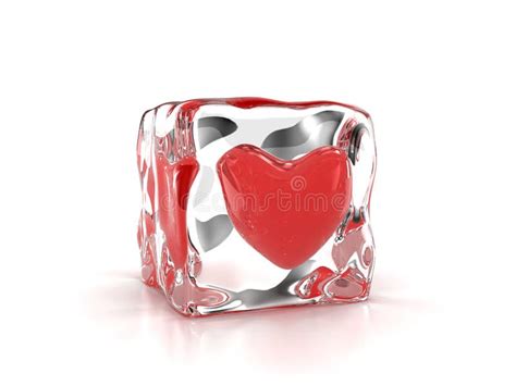 Frozen heart stock illustration. Illustration of pure - 23661911