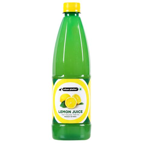 Buy Urban Platter Lemon Juice Concentrate 700ml Online at Best Price - Urban Platter
