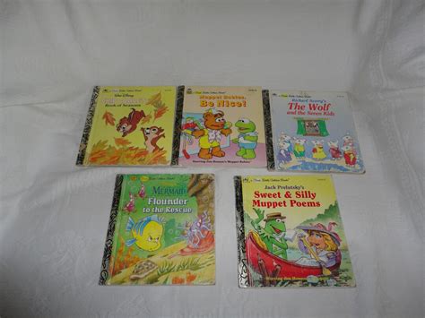 First Little Golden Books Set of 5 1989-1994 Walt Disney - Etsy