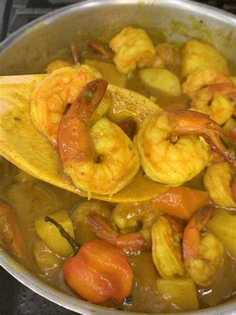 Curry Shrimp Jamaican Style