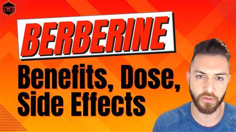 Berberine Hcl Benefits, Dosage and Side Effects - YouTube