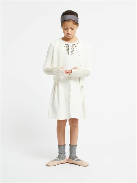 GUESS® Kids Front rhinestones velvet dress Girls