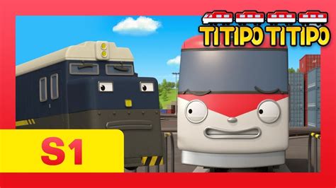 TITIPO S1 EP1 l Titipo 1st Episode l Trains for kids l What happens on ...