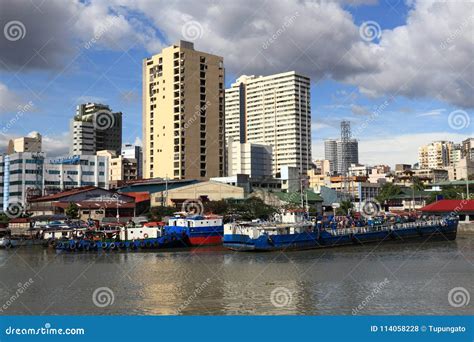 Manila city skyline editorial stock photo. Image of tourism - 114058228