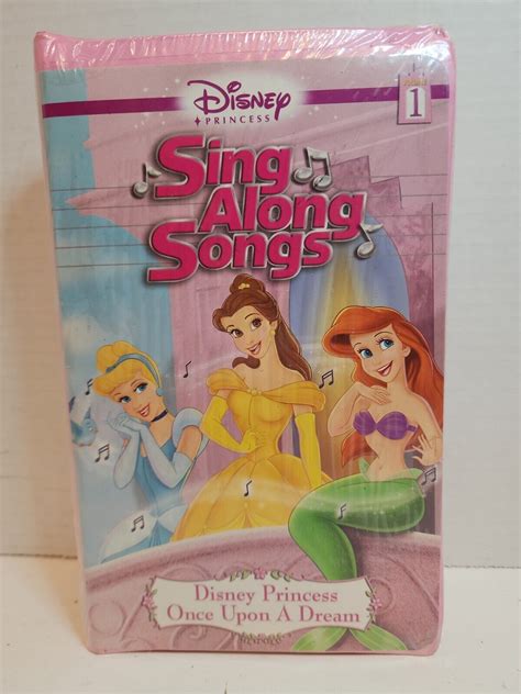 Disney Princess Sing Along Songs - Vol. 1: Once Upon a Dream (VHS, 2004) for sale online | eBay