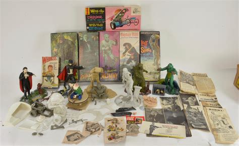 Sold Price: Vintage Aurora Plastic Model Kits Monster Collection - September 3, 0120 6:00 PM EDT