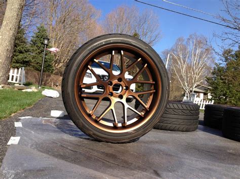 Copperized Plasti Dip wheels on Tuxedo Black: Thoughts