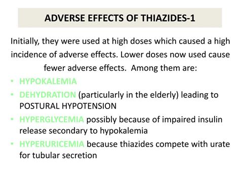 PPT - THIAZIDE DIURETICS PowerPoint Presentation, free download - ID ...