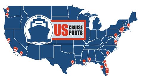 Cruise Ship Ports - US Departures Full Port List & Map [2023]