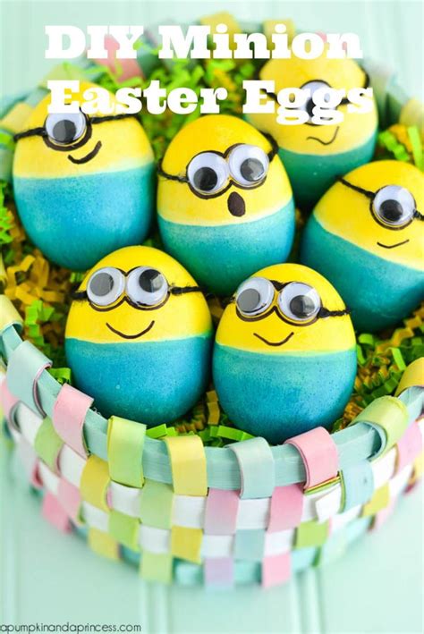 Dyed Minion Easter Eggs | Huevos pintados de pascua, Huevos de pascua, Decorando huevos de pascua