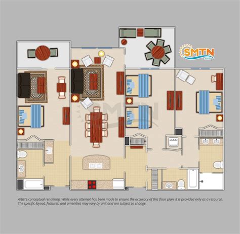 Marriott Grande Vista Floor Plan - floorplans.click