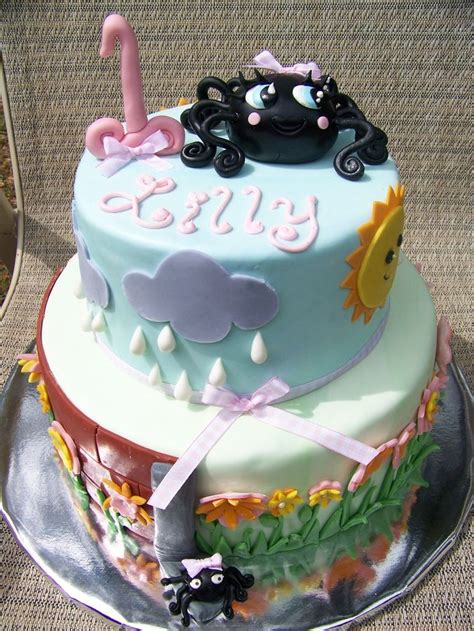 Itsy Bitsy Spider Cake — Birthday Cakes | Spider cake, Cake, Vanilla ...