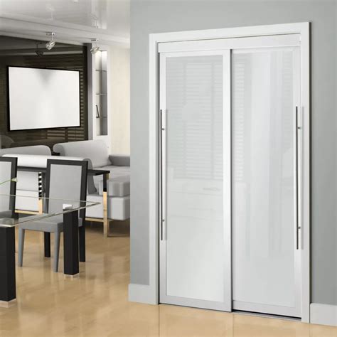 Veranda 72-inch White Framed 6-Panel Sliding Door | The Home Depot Canada