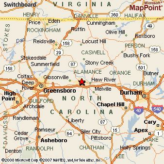 Where is Burlington, North Carolina? see area map & more