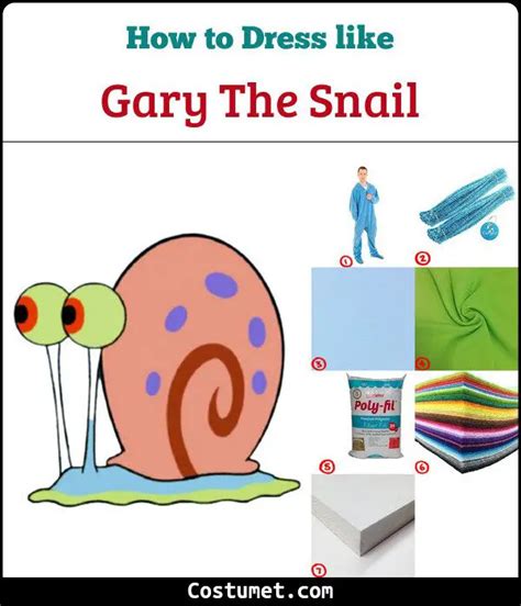 Gary the Snail (SpongeBob SquarePants) Costume for Cosplay & Halloween