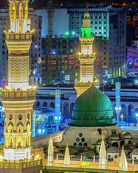 Beautiful night in Madina ♥️ | Islamic world, Islamic pictures, Amazing ...