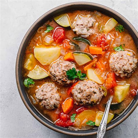 Albondigas Soup (Caldo de Albóndigas) | Posh Journal