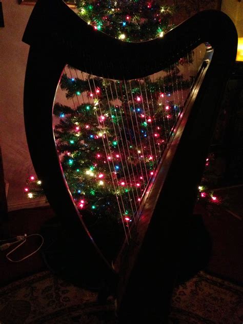 Celtic harp at Christmas | Celtic harp, Celtic christmas, Harp