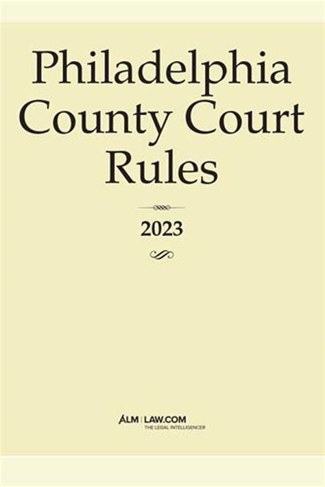 Philadelphia County Court Rules | LexisNexis Store