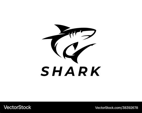 Shark logo icon Royalty Free Vector Image - VectorStock