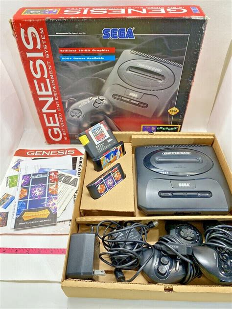 Sega Genesis Model 2 Console MK-1631 Columns Edition In Original Box ...