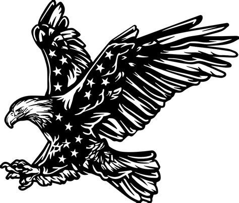 American Bald Eagle American Flag Vinyl Decal Sticker 60 | ANYStickerUWant.com