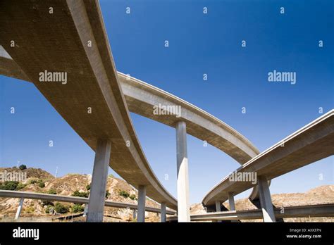 Interstate 5 and California Highway 14 Freeway Interchange in Los ...