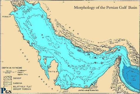 نقشه دریای خليج فارس ( مخصوص صیادان و غواص ها)