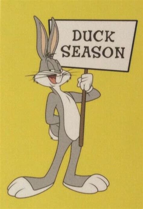 Daffy Duck And Bugs Bunny Rabbit Season