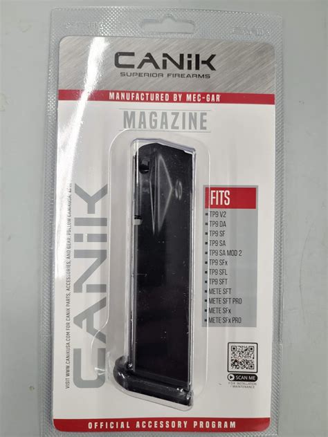 Canik TP9 9MM 18 ROUNDS MAGAZINE - BLACK - Duke's Sport Shop, Inc.