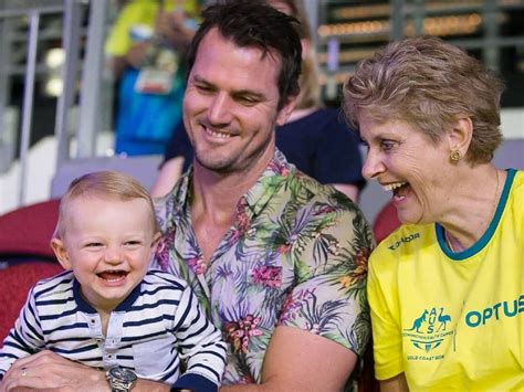 Diamonds netball star Laura Geitz shares her joy at having baby son Barney on the sidelines ...