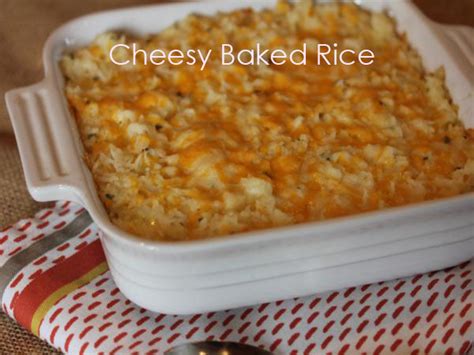 Cheesy Baked Rice