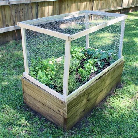 DIY: How to Make a Raised Garden Bed Cover | Garden beds, Diy raised garden, Raised garden beds diy