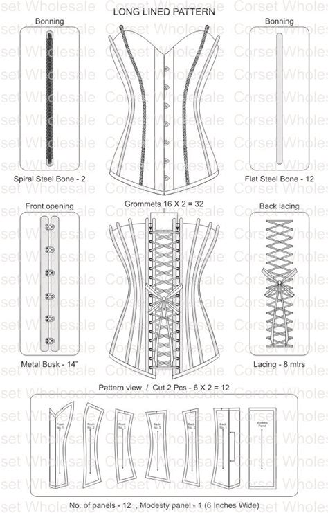 Satin Overbust Corset | Diy corset, Corset pattern, Sewing patterns