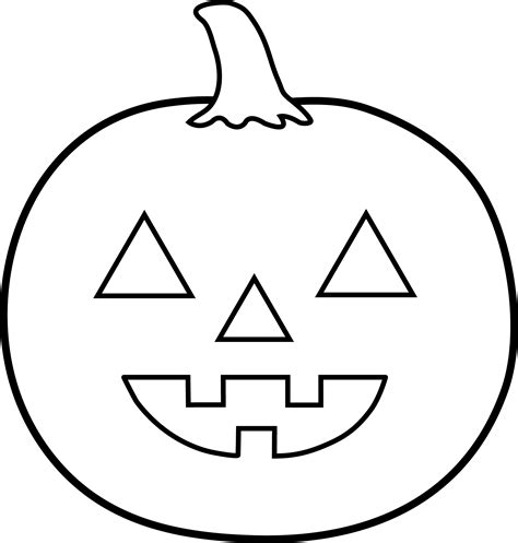 jack o lantern pumpkins halloween free printable coloring pages - jack o lantern coloring pages ...