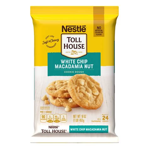 Nestle Toll House White Chip Macadamia Nut Cookie Dough - Shop Biscuit & Cookie Dough at H-E-B