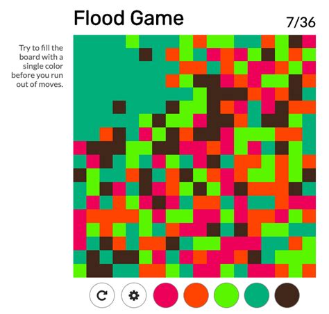 GitHub - guomulian/flood: Simple flood game with JavaScript.