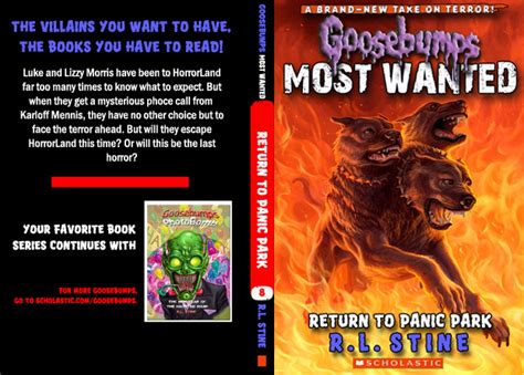 Goosebumps FanPage — Goosebumps Most Wanted #8 Return to Panic Park It...