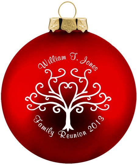 Family Personalized Christmas Ornaments | Family reunion favors, Christmas ornaments, Family ...
