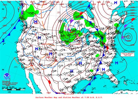 Surface Weather and Station Plots